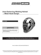 Harbor Freight Tools Variable Auto Darkening Welding Helmet with Metal Head Design User manual