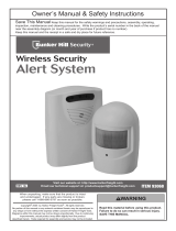 Harbor Freight Tools Wireless Security Alert System Owner's manual