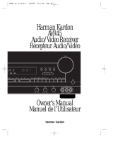 Harman Kardon AVR45 User manual