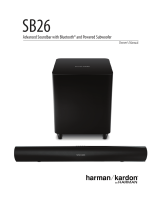 Harman Kardon SB26 soundbar User manual