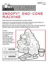 PeanutsSnoopy Sno-Cone Machine 30001