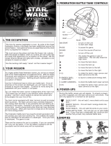 Hasbro Star Wars Battle Tank Attack Game 88-007 User manual