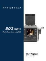 Hasselblad 503CWD Owner's manual