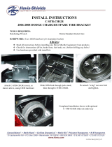 Havis-Shields Dodge Charger Spare Tire Bracket C-TTB-CHGR User manual