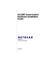 Netgear GS108T - ProSafe - Gigabit Smart Switch User manual