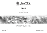 Hayter Mowers Harrier 48/56 Pro 566G User manual