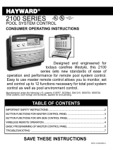 Hayward 2100 User manual