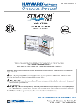 Hayward Stratum VRS Owner's manual