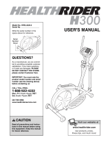 ProForm 330 Elliptical User manual