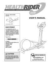 HealthRider E330 Elliptical User manual