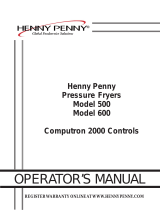 Henny Penny 600 User manual
