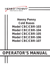 Henny Penny CBC-103 User manual
