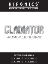 Hifonics Gladiator GLX100.4 User manual