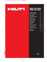 Hilti WSC 55-A24 User manual