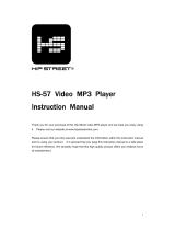 Hipstreet HS-57 User manual