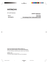 Hitachi 32LD380TA User manual