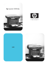 HP LaserJet 3300 Multifunction Printer series User manual
