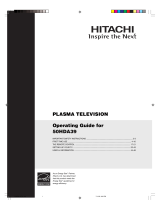 Hitachi 50HDA39 - 50" Plasma TV User manual