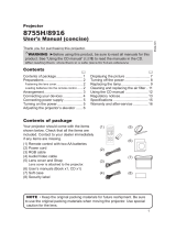 Hitachi 8755H User manual