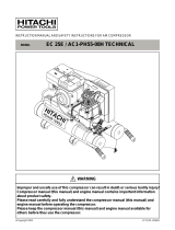 Hitachi EC 25E / AC1-PH55-08H TECHNICAL User manual