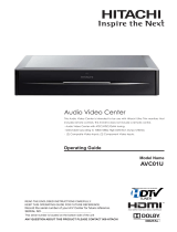 Hitachi AVC01U - LCD Direct View TV User manual