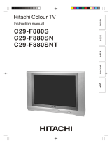 Hitachi C29-F880SNT User manual