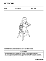 Hitachi CB 13F User manual