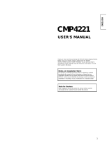 Hitachi CMP4221U User manual