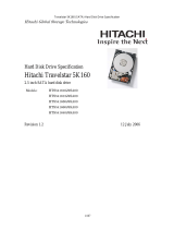 Hitachi HTS541612J9SA00 User manual