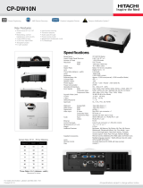 Hitachi CP-DW10N User manual