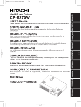 Hitachi CPS370 User manual