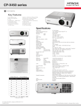 Hitachi CP-X201 User manual