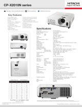 Hitachi CP-X2010N User manual