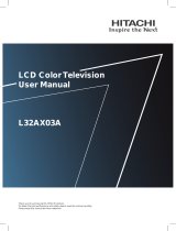Hitachi L32AX03A User manual