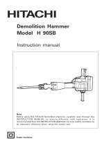 Hitachi H90SB User manual