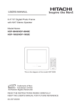 Hitachi HDF-1002 User manual