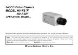 Hitachi HV-F31F User manual