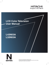Hitachi L32N03A User manual