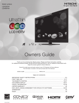 Hitachi UltraThin LE42S704 User manual