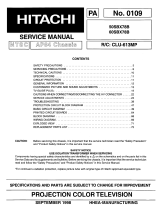 Hitachi 60SBX78B User manual