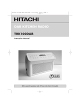 Hitachi TRK100DAB User manual