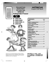 Hitachi R-26SVND User manual