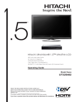 Hitachi UT32S402 User manual
