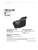 Hitachi VM-E230A User manual