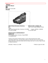 Hitachi VME-54A - Camcorder User manual