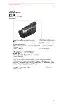 Hitachi VMH-81A - Camcorder User manual