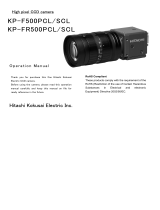 Hitachi Webcam kp-f500pcl/scl User manual