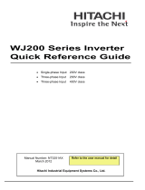Hitachi Welding System series inverter User manual