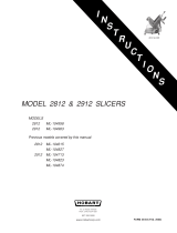 Hobart 2912 User manual