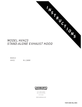 Hobart HVH23 User manual
